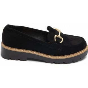 Black Snaffle Bar Casual Loafer