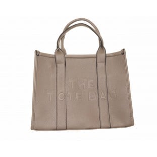 Taupe Tote Bag