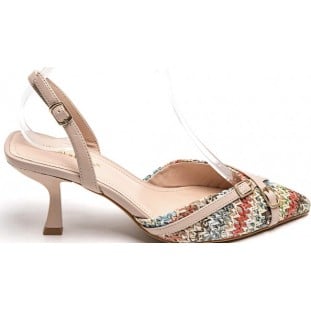 Multi Mid Heel Sling Back