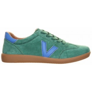 Drilleys Green V Stripe Trainer