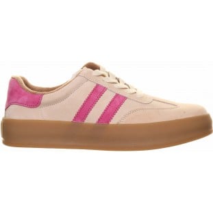 Drilleys Beige Two Stripe Trainer