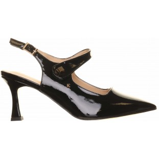 Kate Appleby Black Instep Trap Sling Back Court