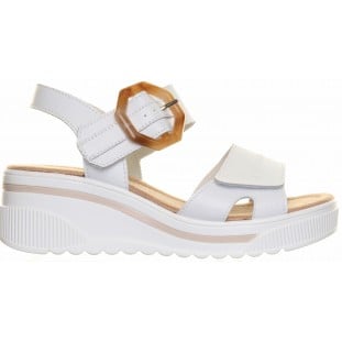 White White Wedge Sandal